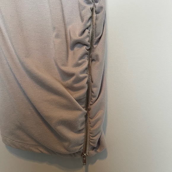 Mini Dress with Zipper Slit - Picture 3 of 5